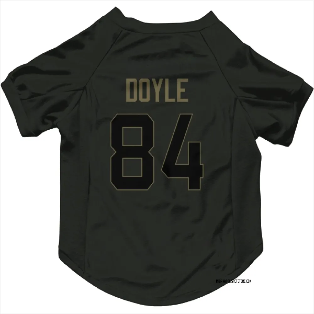 Indianapolis Colts Jack Doyle Black Service Pet Jersey for Dog & Cat