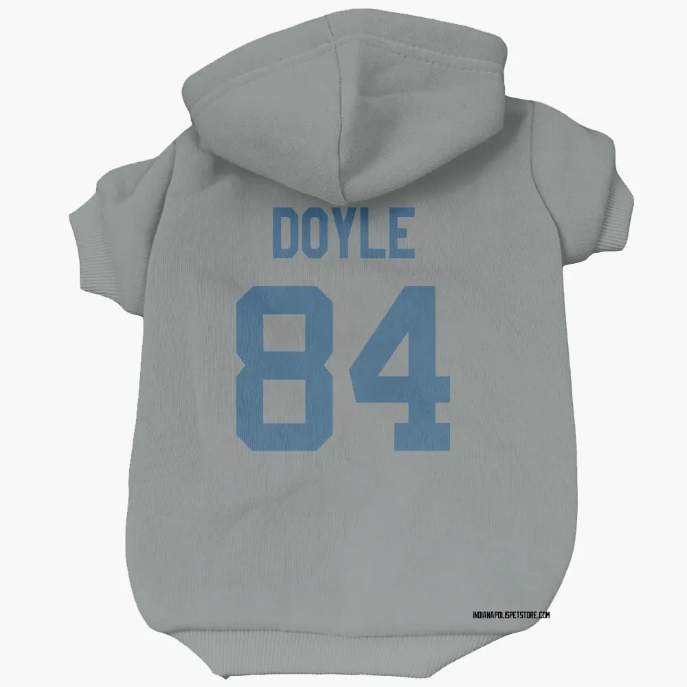 Indianapolis Colts Jack Doyle Gray Pet Hoodie for Dog & Cat