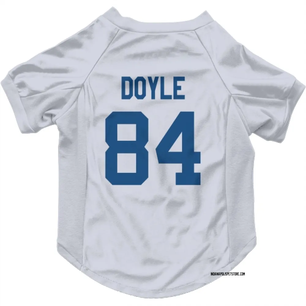Indianapolis Colts Jack Doyle White Pet Jersey for Dog & Cat