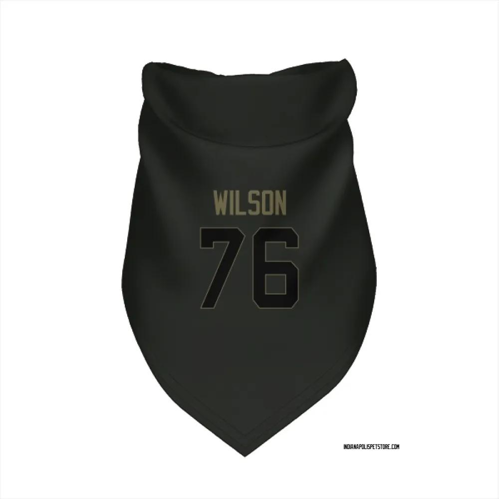 Indianapolis Colts Jack Wilson Black Service Pet Bandana for Dog & Cat