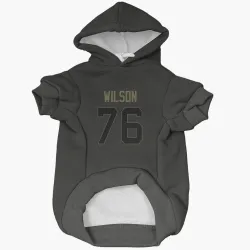 Indianapolis Colts Jack Wilson Black Service Pet Hoodie for Dog & Cat