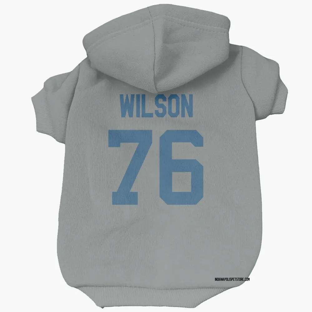 Indianapolis Colts Jack Wilson Gray Pet Hoodie for Dog & Cat