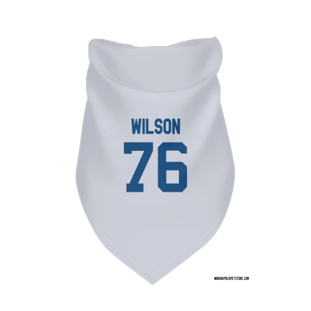 Indianapolis Colts Jack Wilson White Pet Bandana for Dog & Cat