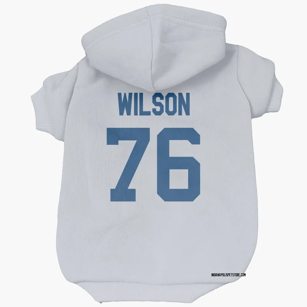 Indianapolis Colts Jack Wilson White Pet Hoodie for Dog & Cat