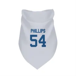 Indianapolis Colts Jacob Phillips White Pet Bandana for Dog & Cat