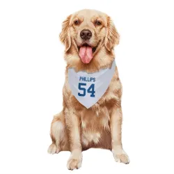 Indianapolis Colts Jacob Phillips White Pet Bandana for Dog & Cat