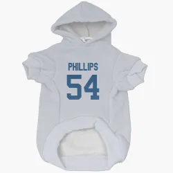 Indianapolis Colts Jacob Phillips White Pet Hoodie for Dog & Cat