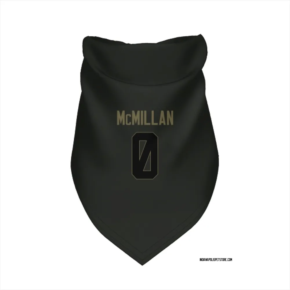 Indianapolis Colts Jai'Onte' McMillan Black Service Pet Bandana for Dog & Cat