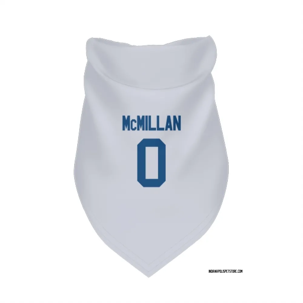 Indianapolis Colts Jai'Onte' McMillan White Pet Bandana for Dog & Cat