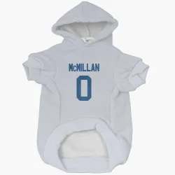 Indianapolis Colts Jai'Onte' McMillan White Pet Hoodie for Dog & Cat