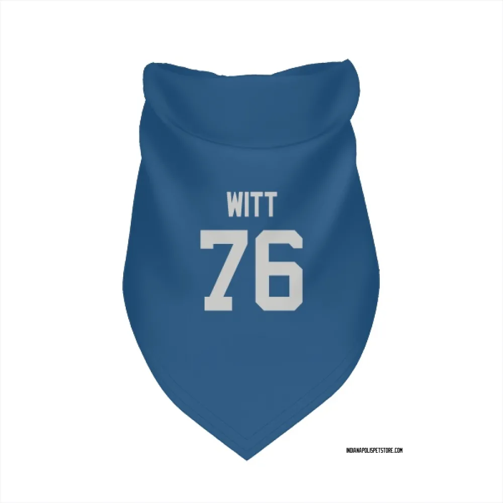 Indianapolis Colts Jake Witt Royal Pet Bandana for Dog & Cat