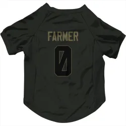 Indianapolis Colts Jalen Farmer Black Service Pet Jersey for Dog & Cat