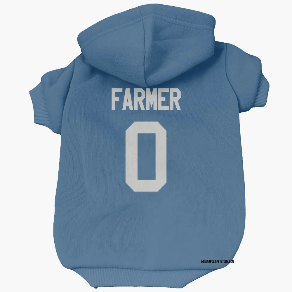 Indianapolis Colts Jalen Farmer Royal Pet Hoodie for Dog & Cat