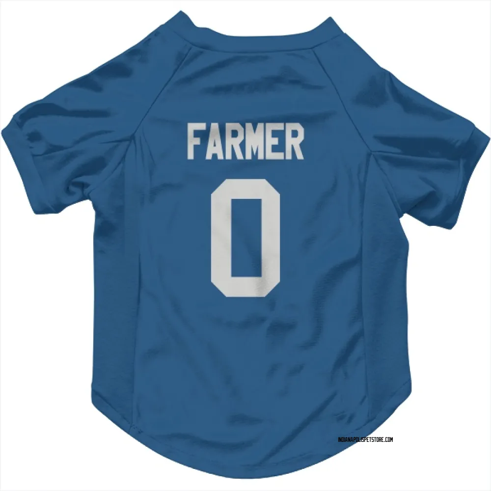 Indianapolis Colts Jalen Farmer Royal Pet Jersey for Dog & Cat
