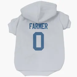 Indianapolis Colts Jalen Farmer White Pet Hoodie for Dog & Cat
