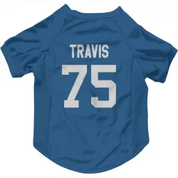 Indianapolis Colts Jalen Travis Royal Pet Jersey for Dog & Cat