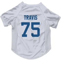 Indianapolis Colts Jalen Travis White Pet Jersey for Dog & Cat