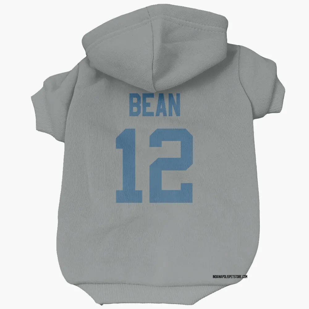 Indianapolis Colts Jason Bean Gray Pet Hoodie for Dog & Cat