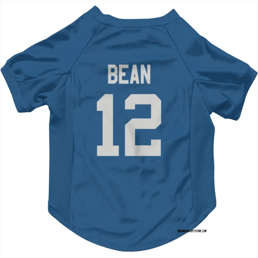 Indianapolis Colts Jason Bean Royal Pet Jersey for Dog & Cat