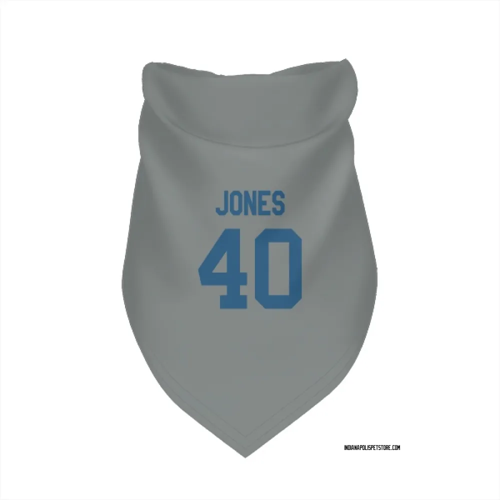 Indianapolis Colts Jaylon Jones Gray Pet Bandana for Dog & Cat