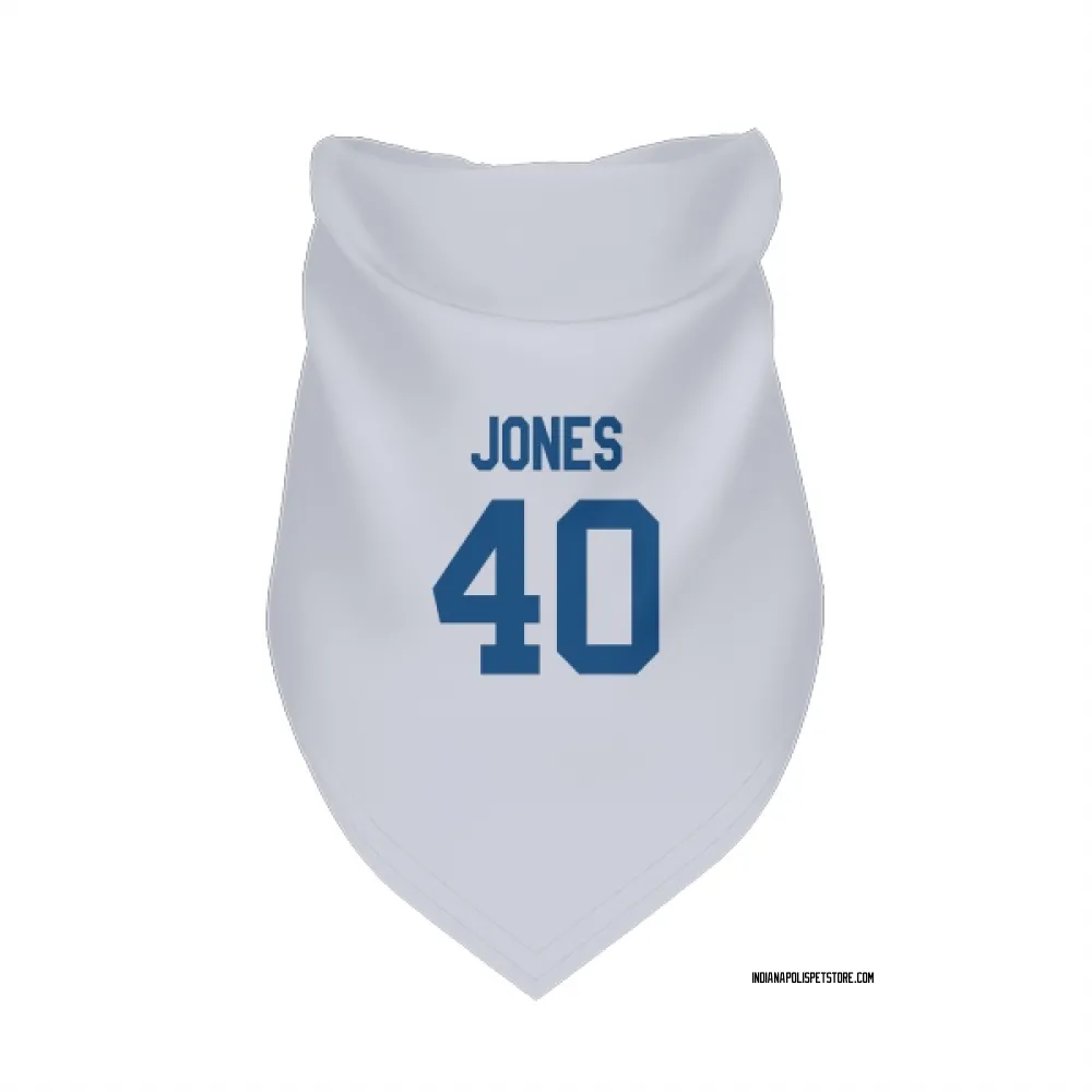Indianapolis Colts Jaylon Jones White Pet Bandana for Dog & Cat