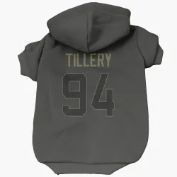 Indianapolis Colts Jerry Tillery Black Service Pet Hoodie for Dog & Cat