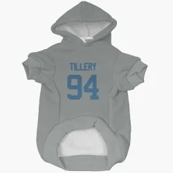 Indianapolis Colts Jerry Tillery Gray Pet Hoodie for Dog & Cat
