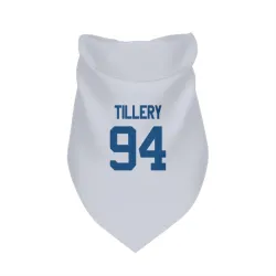 Indianapolis Colts Jerry Tillery White Pet Bandana for Dog & Cat