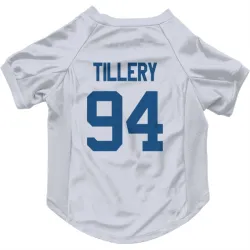 Indianapolis Colts Jerry Tillery White Pet Jersey for Dog & Cat