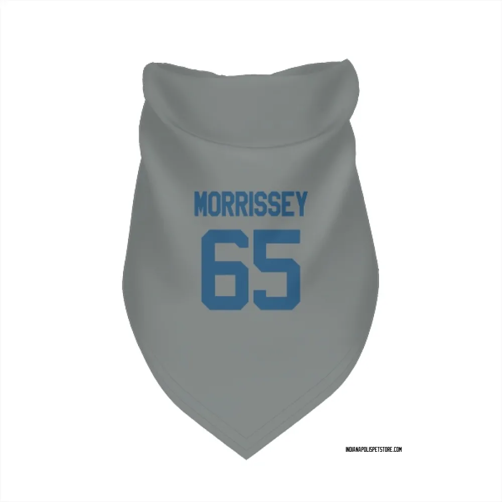 Indianapolis Colts Jimmy Morrissey Gray Pet Bandana for Dog & Cat
