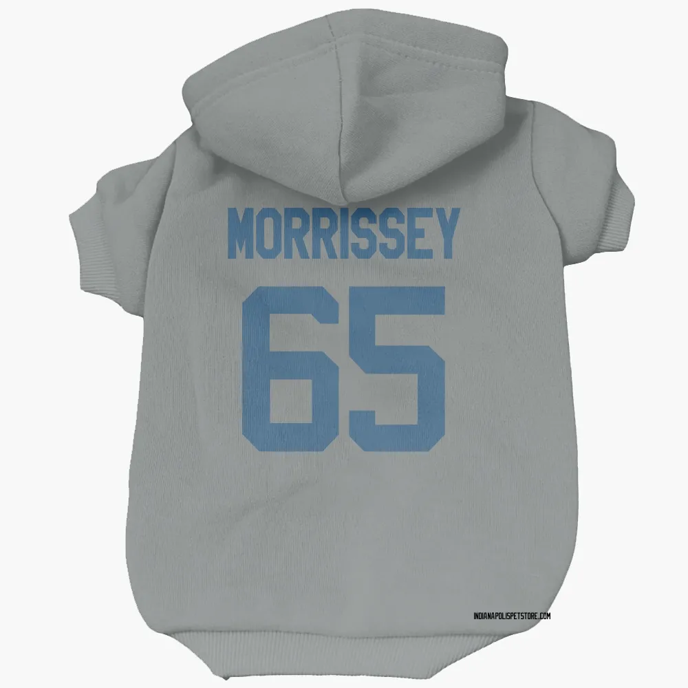 Indianapolis Colts Jimmy Morrissey Gray Pet Hoodie for Dog & Cat