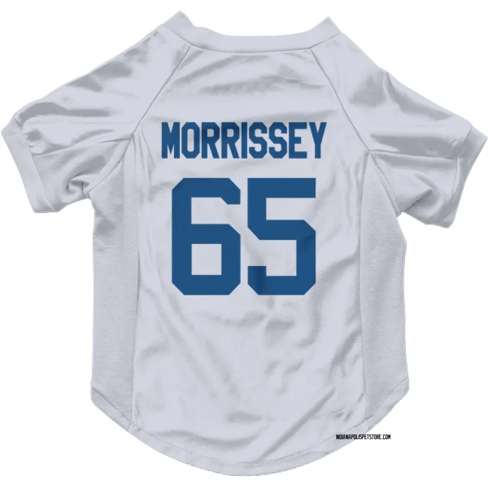 Indianapolis Colts Jimmy Morrissey White Pet Jersey for Dog & Cat