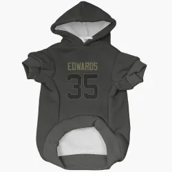 Indianapolis Colts Johnathan Edwards Black Service Pet Hoodie for Dog & Cat