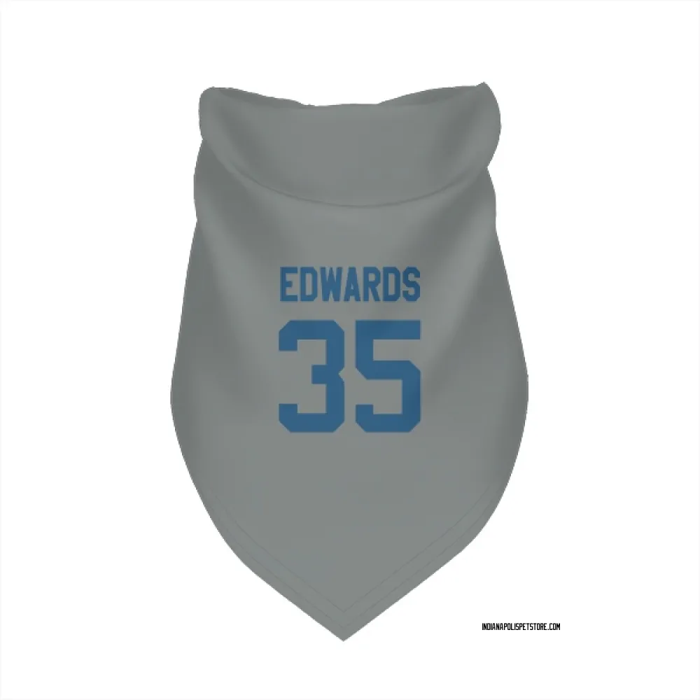 Indianapolis Colts Johnathan Edwards Gray Pet Bandana for Dog & Cat