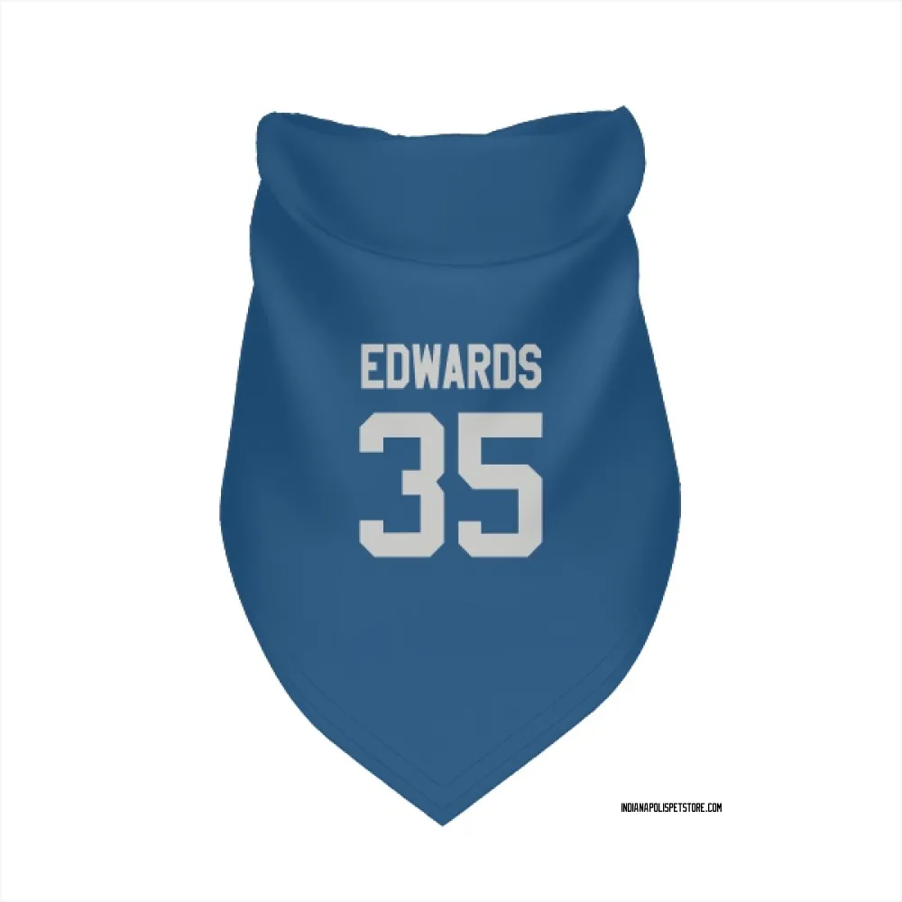 Indianapolis Colts Johnathan Edwards Royal Pet Bandana for Dog & Cat