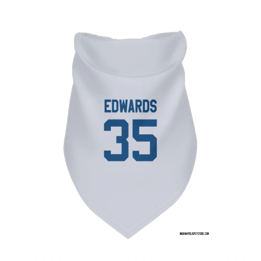 Indianapolis Colts Johnathan Edwards White Pet Bandana for Dog & Cat