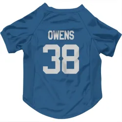 Indianapolis Colts Jonathan Owens Royal Pet Jersey for Dog & Cat