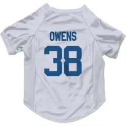 Indianapolis Colts Jonathan Owens White Pet Jersey for Dog & Cat