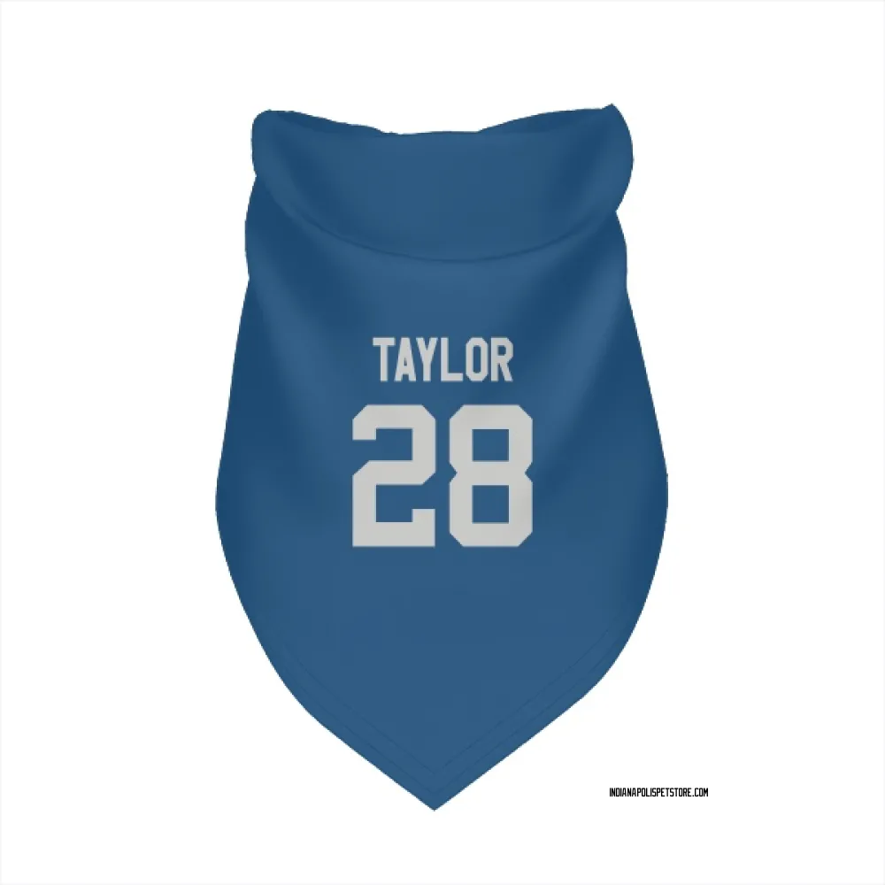 Indianapolis Colts Jonathan Taylor Royal Pet Bandana for Dog & Cat