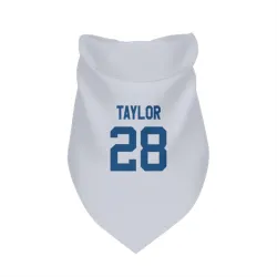 Indianapolis Colts Jonathan Taylor White Pet Bandana for Dog & Cat
