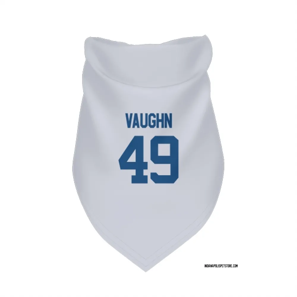Indianapolis Colts Joseph Vaughn White Pet Bandana for Dog & Cat