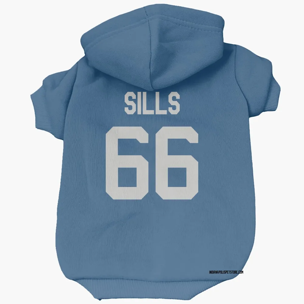 Indianapolis Colts Josh Sills Royal Pet Hoodie for Dog & Cat