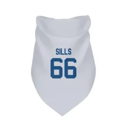 Indianapolis Colts Josh Sills White Pet Bandana for Dog & Cat