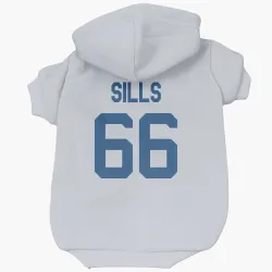 Indianapolis Colts Josh Sills White Pet Hoodie for Dog & Cat