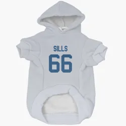 Indianapolis Colts Josh Sills White Pet Hoodie for Dog & Cat