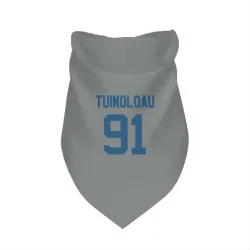 Indianapolis Colts JT Tuimoloau Gray Pet Bandana for Dog & Cat