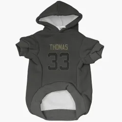 Indianapolis Colts Juanyeh Thomas Black Service Pet Hoodie for Dog & Cat