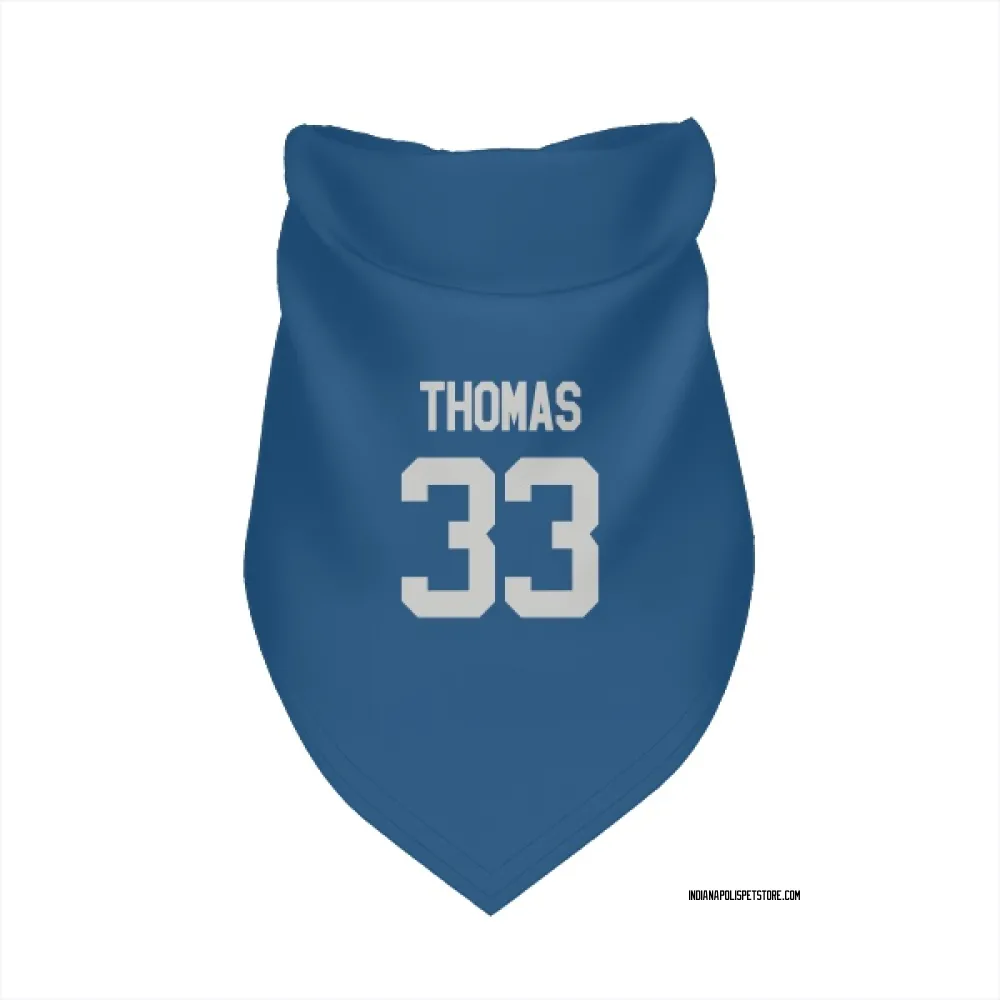 Indianapolis Colts Juanyeh Thomas Royal Pet Bandana for Dog & Cat