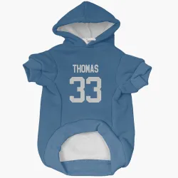Indianapolis Colts Juanyeh Thomas Royal Pet Hoodie for Dog & Cat
