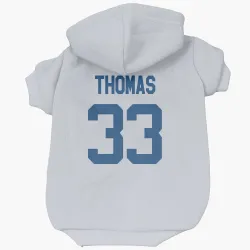 Indianapolis Colts Juanyeh Thomas White Pet Hoodie for Dog & Cat